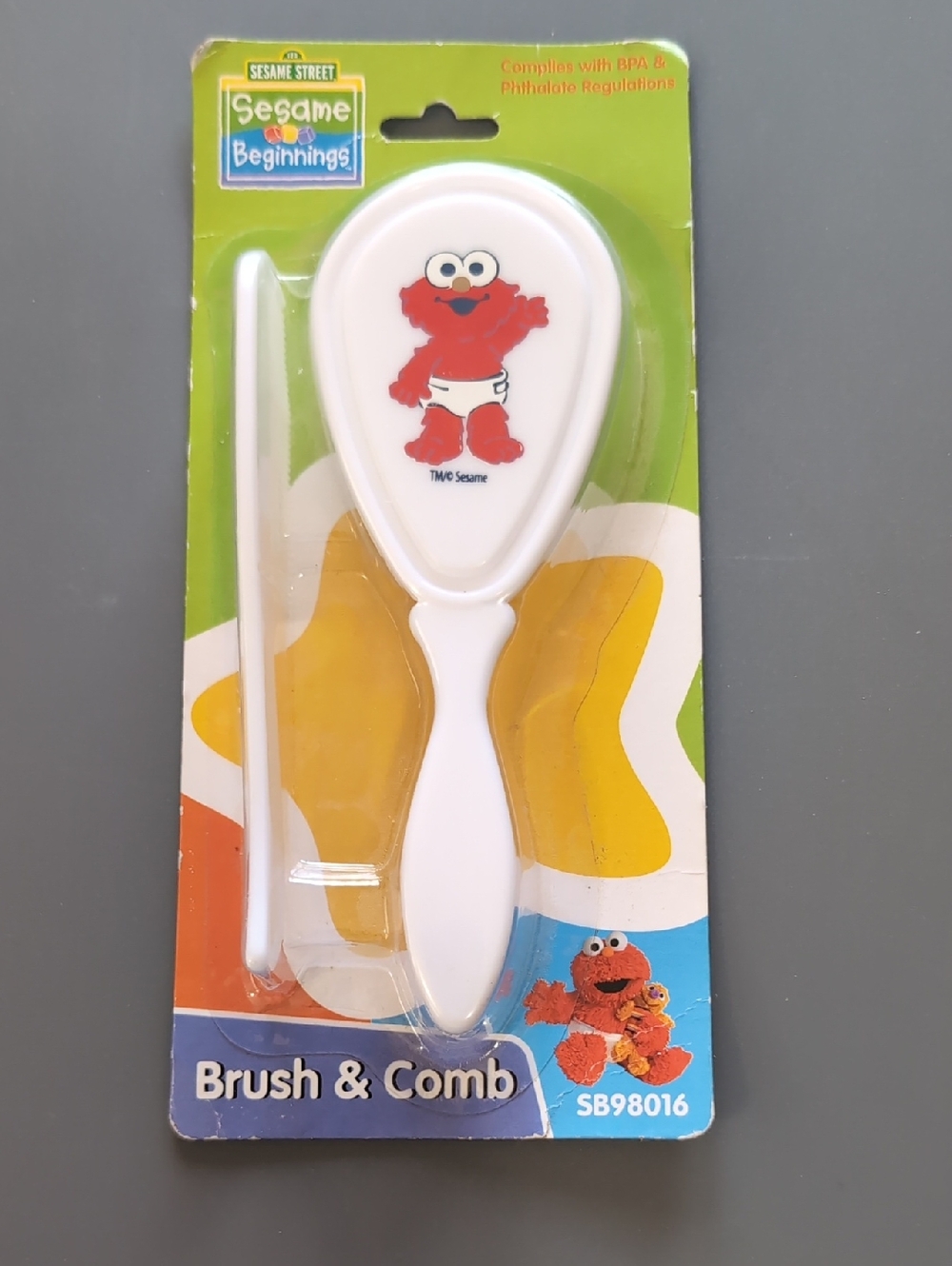 Sesame Street White Elmo Brush & Comb Set